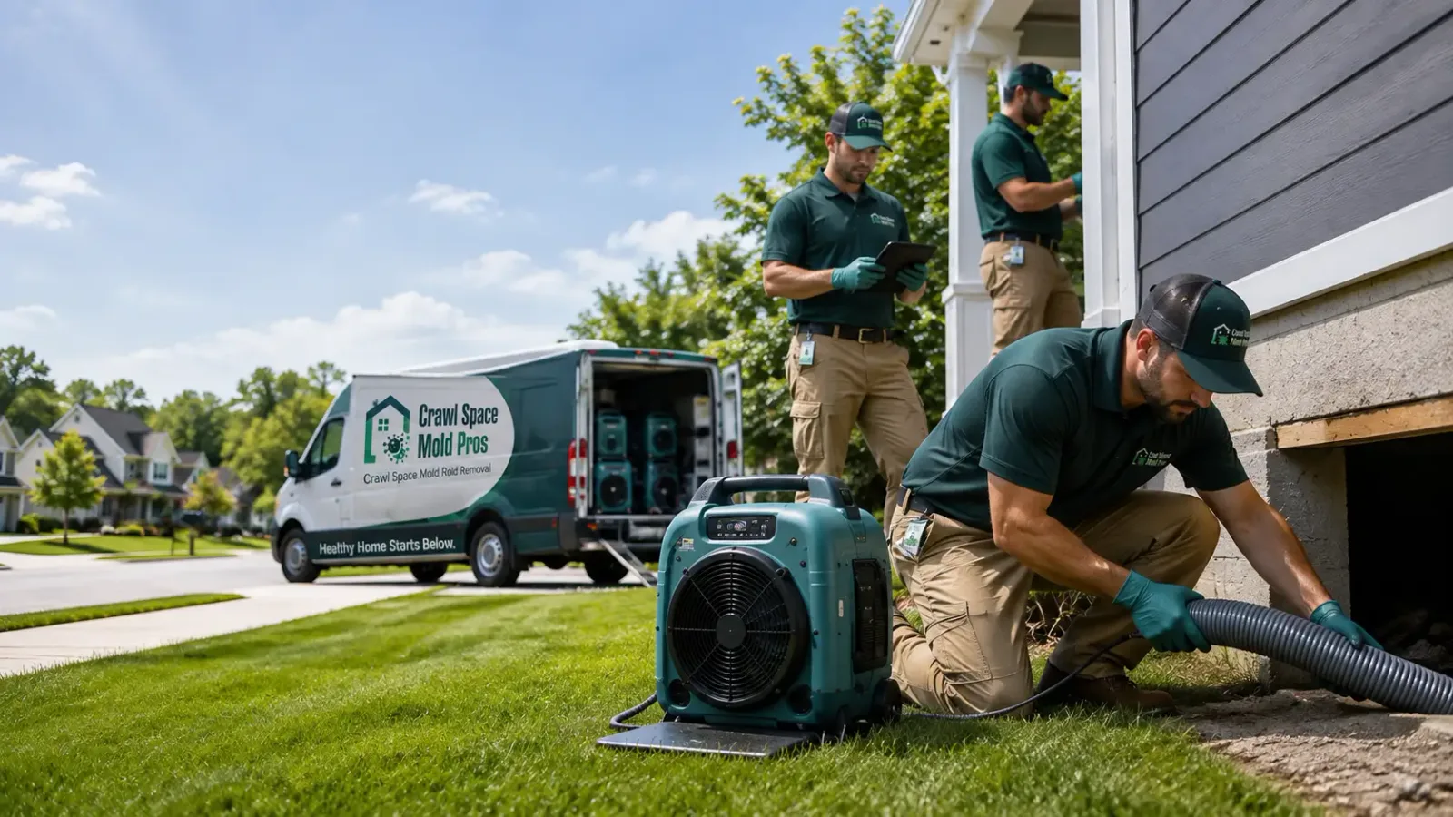 Crawl Space Mold Removal in Chandler, MN